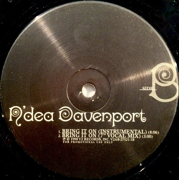 N'Dea Davenport : Bring It On (The Hex Hector Remixes) (12", Promo)
