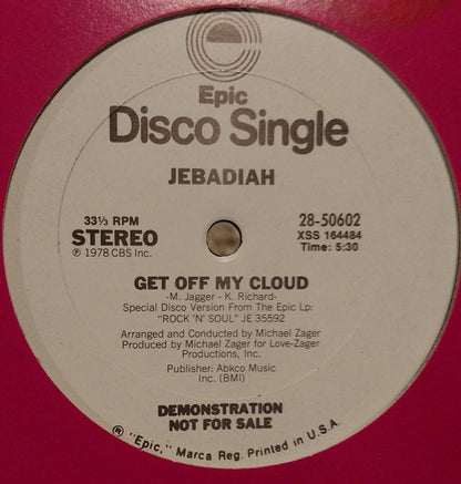 Jebadiah : All Together (12", Promo)