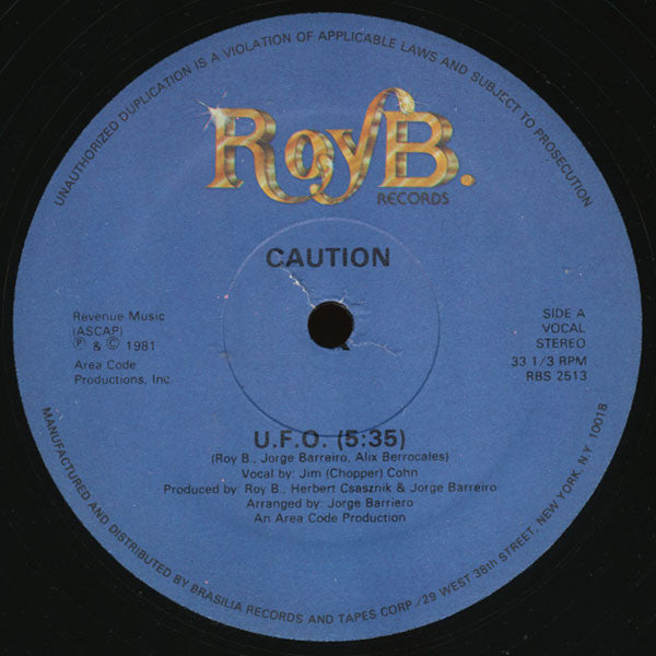 Caution : U.F.O. (12")