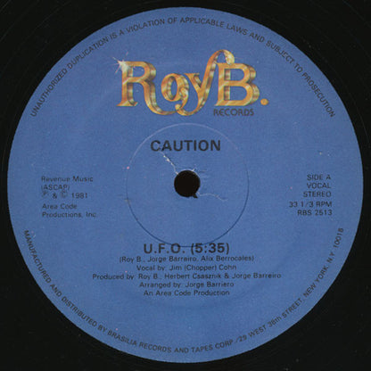 Caution : U.F.O. (12")