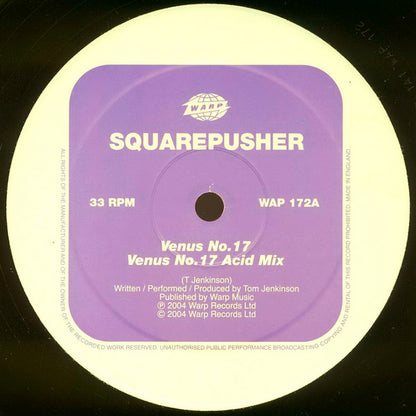 Squarepusher : Venus No.17 (12")