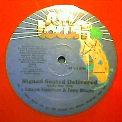 Louise Freeman (3) & Terry Blount : Signed Sealed Delivered (12", Red)