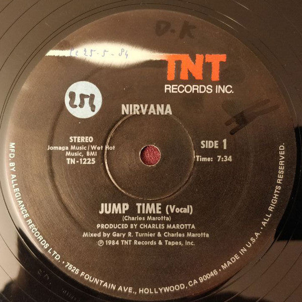 Nirvana (5) : Jump Time (12", Promo)