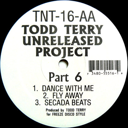 Todd Terry : Unreleased Project Part 6 (12")