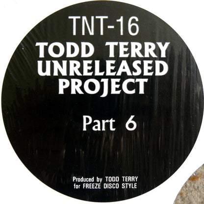 Todd Terry : Unreleased Project Part 6 (12")