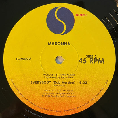 Madonna : Everybody (12", Spe)