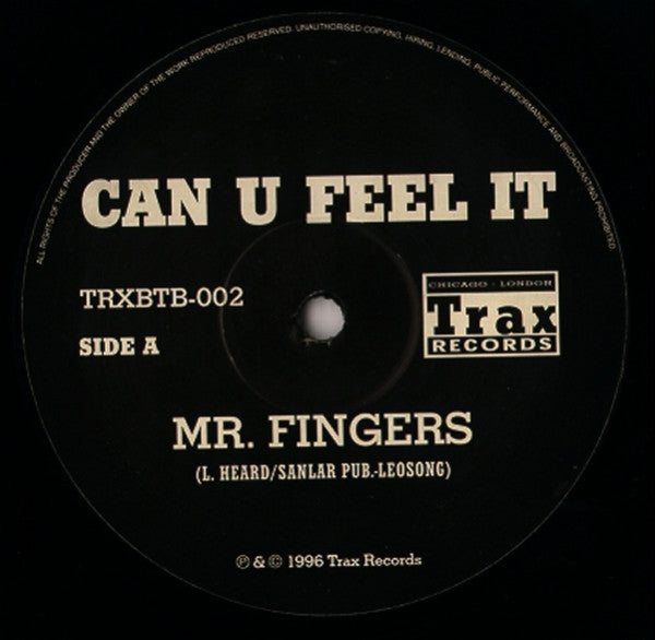 Mr. Fingers / Jungle Wonz : Can U Feel It / Bird In A Gilded Cage (10")