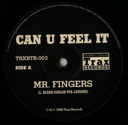 Mr. Fingers / Jungle Wonz : Can U Feel It / Bird In A Gilded Cage (10")