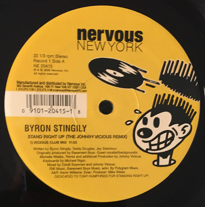 Byron Stingily : Stand Right Up (2x12")