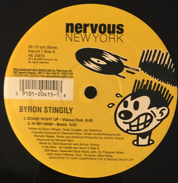 Byron Stingily : Stand Right Up (2x12")