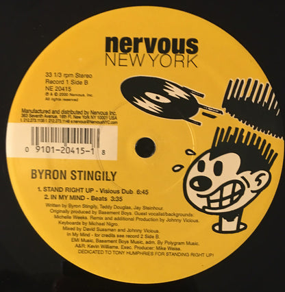Byron Stingily : Stand Right Up (2x12")