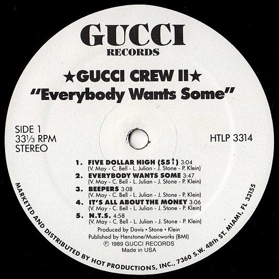 Gucci Crew II : Everybody Wants Some (LP, Album)
