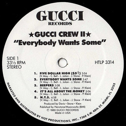 Gucci Crew II : Everybody Wants Some (LP, Album)