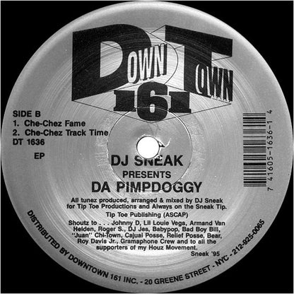 DJ Sneak : Da Pimpdoggy (12", EP)