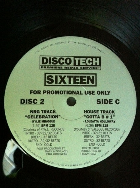 Various : DiscoTech Sixteen (3x12", Comp, Promo)