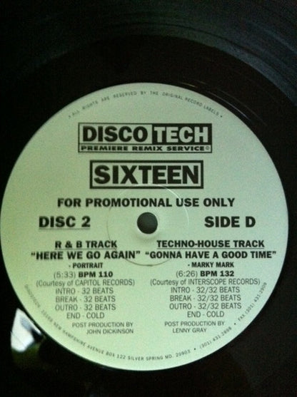 Various : DiscoTech Sixteen (3x12", Comp, Promo)
