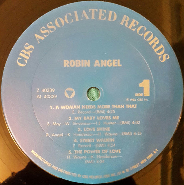 Robin Angel : Robin Angel (LP, Album)