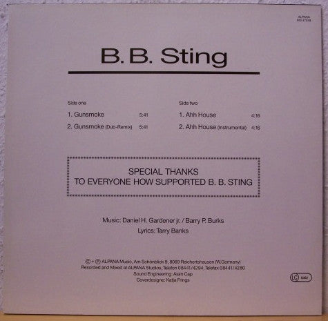 BB Sting* : Gunsmoke (12")