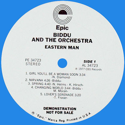 Biddu Orchestra : Eastern Man (LP, Album, Promo)