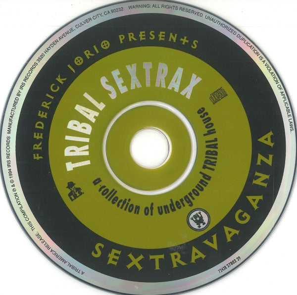 Fred Jorio Presents Sextravaganza : Tribal Sextrax - A Collection Of Underground Tribal House (CD, Album)