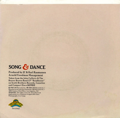 John Cafferty And The Beaver Brown Band : Song & Dance (7", Single)