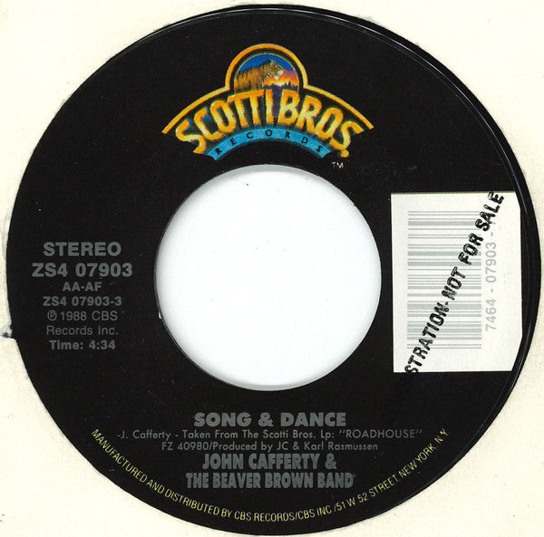John Cafferty And The Beaver Brown Band : Song & Dance (7", Single)