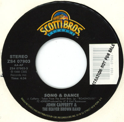 John Cafferty And The Beaver Brown Band : Song & Dance (7", Single)