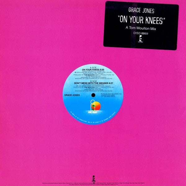 Grace Jones : On Your Knees (12")