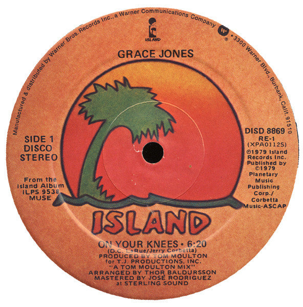 Grace Jones : On Your Knees (12")