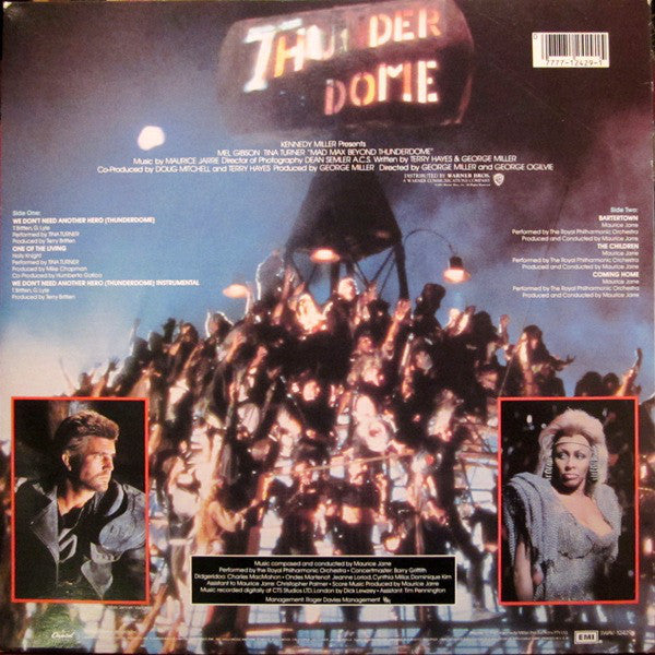 Tina Turner, Maurice Jarre : Mad Max Beyond Thunderdome (Original Motion Picture Soundtrack) (LP, Album, Jac)