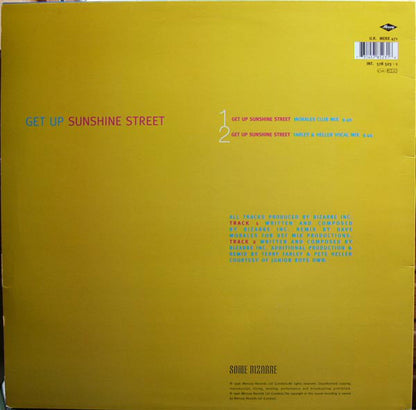 Bizarre Inc : Get Up Sunshine Street (12")