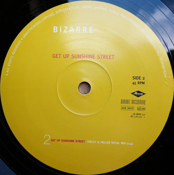 Bizarre Inc : Get Up Sunshine Street (12")