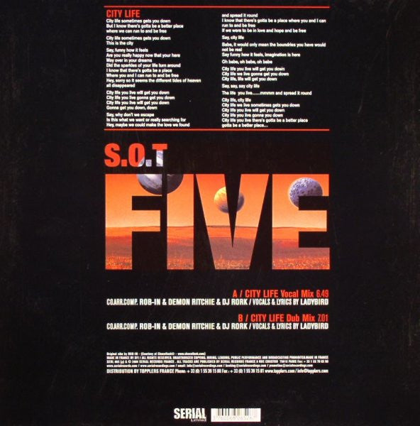 Soldiers Of Twilight : City Life (12")