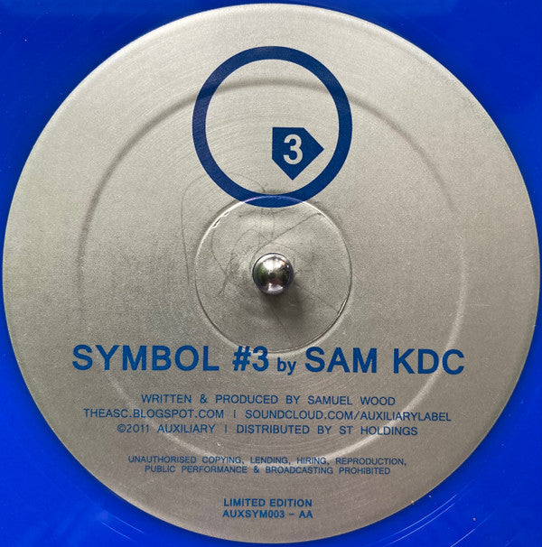 Sam KDC : Symbol #3 (12", Ltd, Blu)