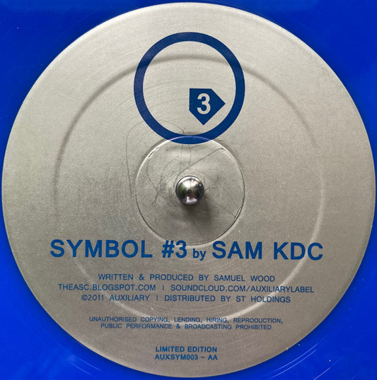 Sam KDC : Symbol #3 (12", Ltd, Blu)
