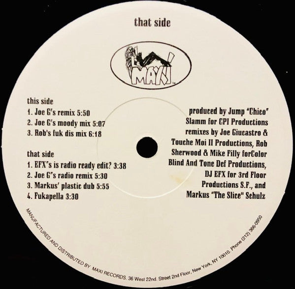 Sagat : Why Is It? Fuk Dat (The Remixes) (12")