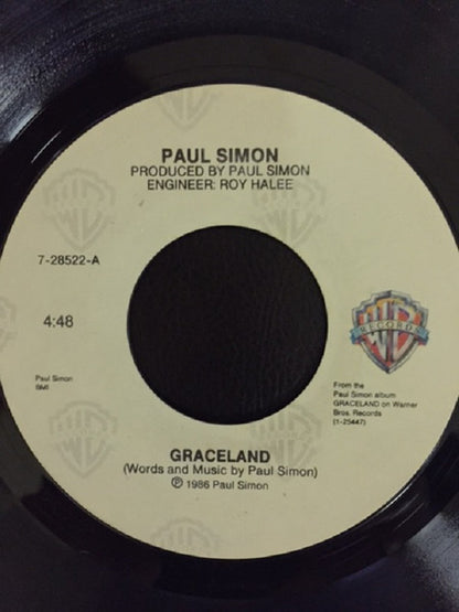 Paul Simon : Graceland / Hearts And Bones (7")