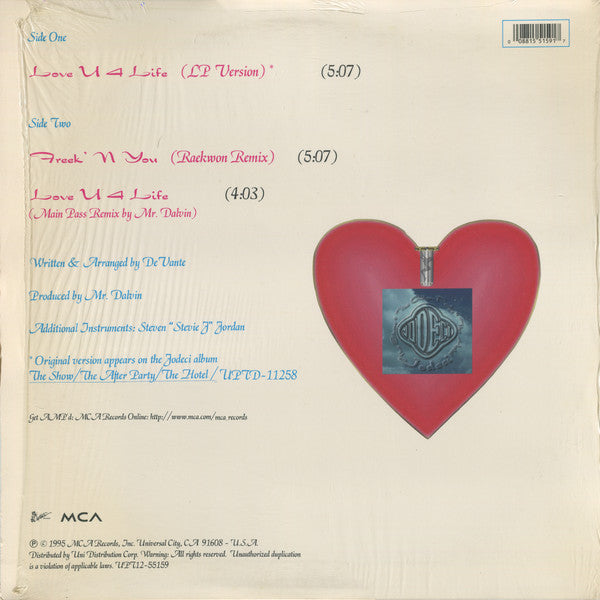 Jodeci : Love U 4 Life (12", Single)