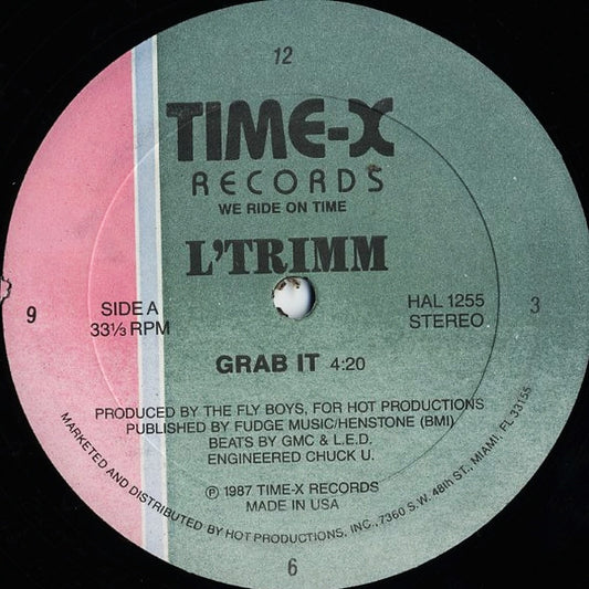 L'Trimm : Grab It (12", Pin)