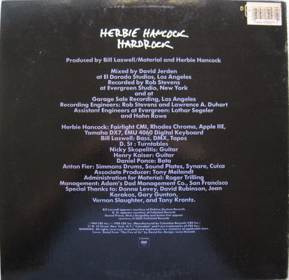 Herbie Hancock : Hardrock (12", Promo)
