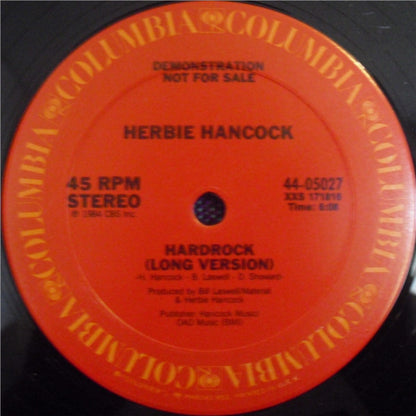 Herbie Hancock : Hardrock (12", Promo)