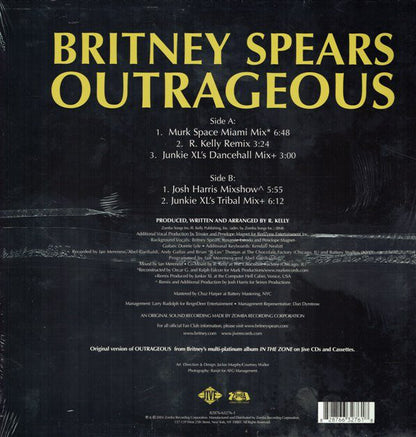 Britney Spears : Outrageous (Remixes) (12")