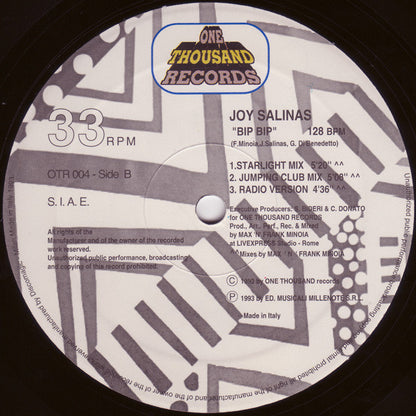 Joy Salinas : Bip Bip (12")