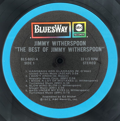 Jimmy Witherspoon : The Best Of Jimmy Witherspoon (LP, Comp, Ter)