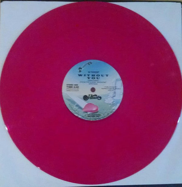 Heart : Without You (12", Single, Mono, Promo, Red)