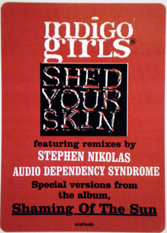 Indigo Girls : Shed Your Skin (12", Promo)