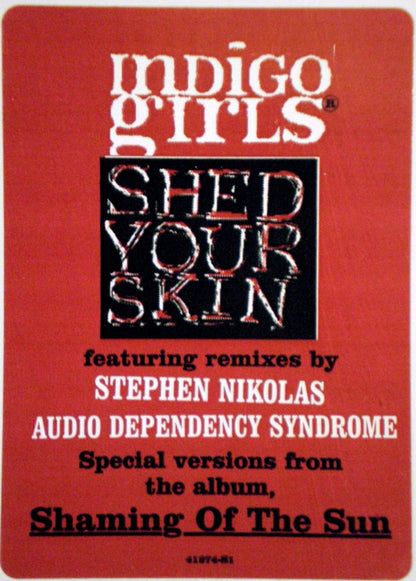 Indigo Girls : Shed Your Skin (12", Promo)