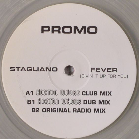 Stagliano : Fever (Givin It Up For You) (12", Promo, Cle)