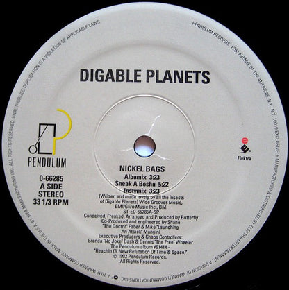 Digable Planets : Nickel Bags (12")