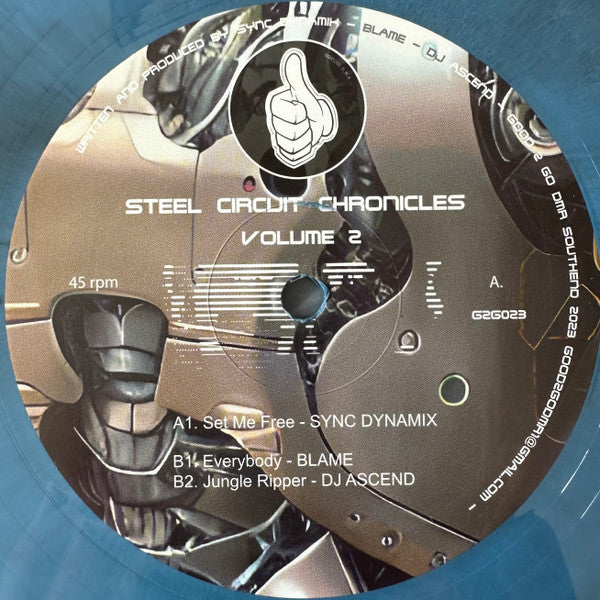 Various : Steel Circuit Chronicles Volume 2 (12", Blu)